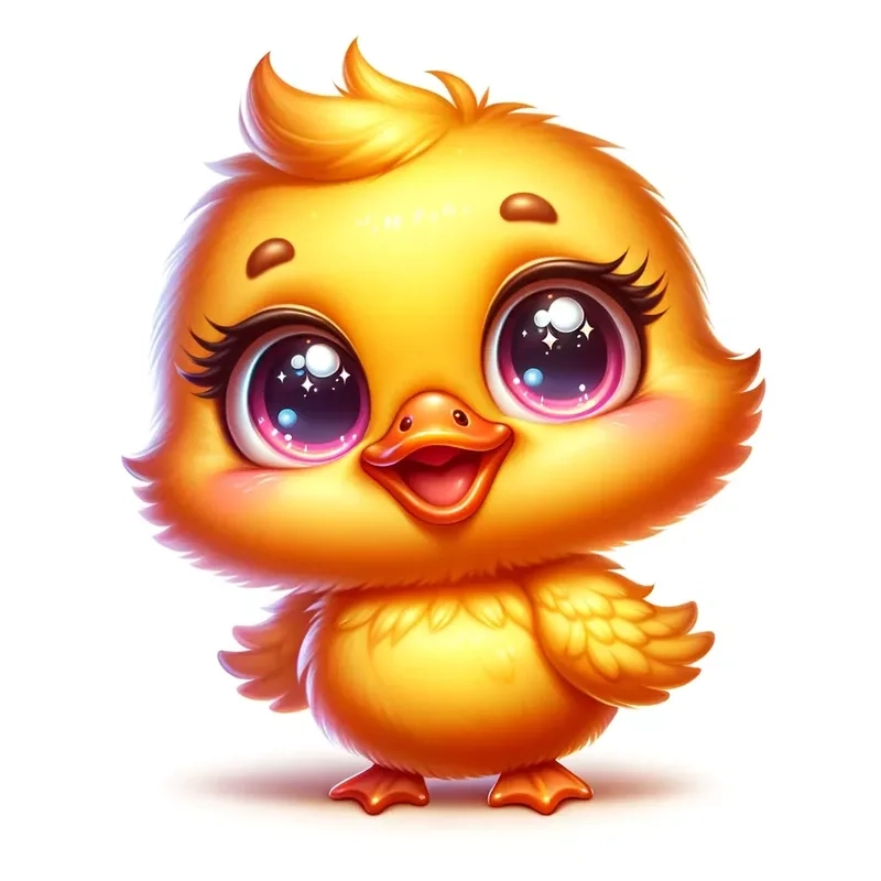 1 con vịt chibi sẽ làm không gian thêm phần sống động và dễ thương