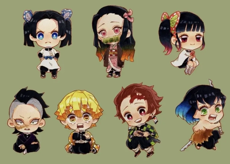 99+ ảnh Thanh Gươm Diệt Quỷ chibi cute không thể bỏ lỡ
