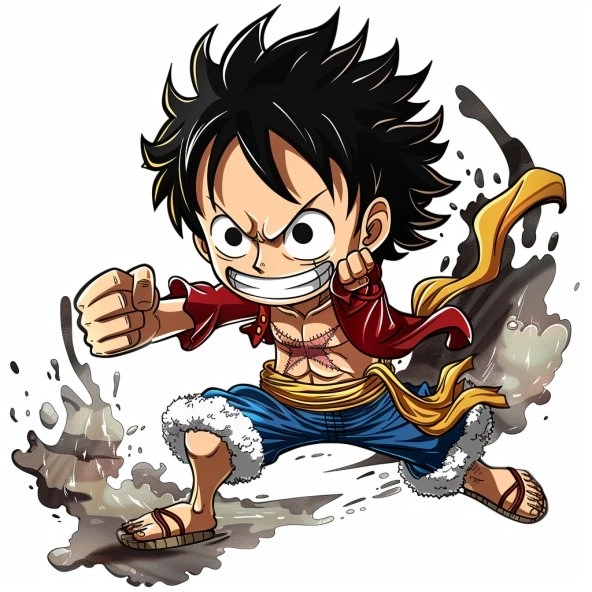Ace sabo luffy chibi anh em dễ thương ấm áp