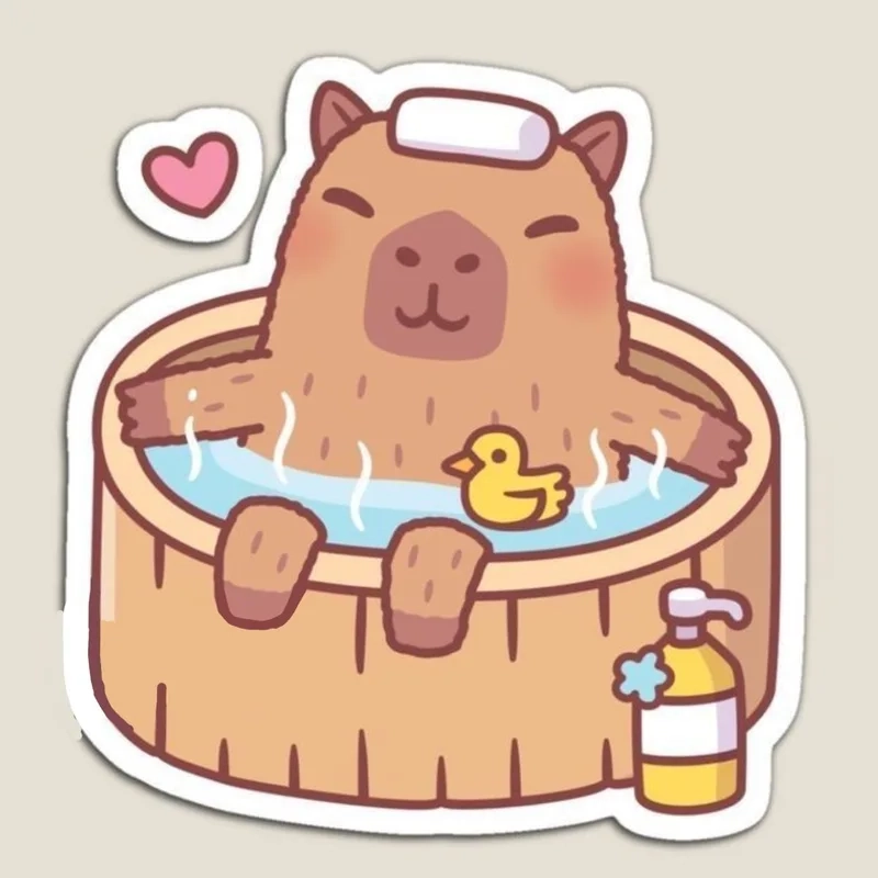 Ai mê cute chibi capybara điểm danh ngay