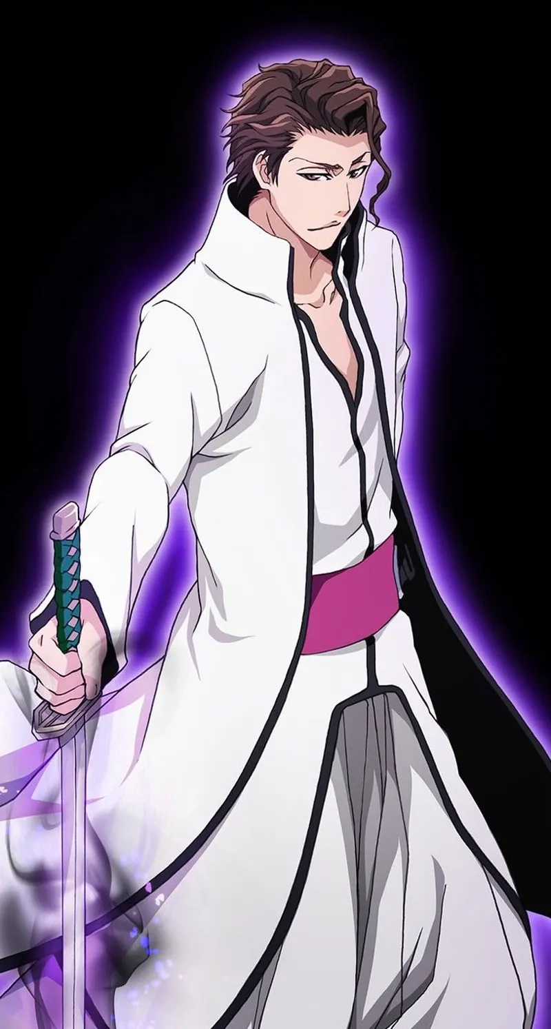 Aizen Sosuke eye patch với phong cách độc đáo trong Bleach