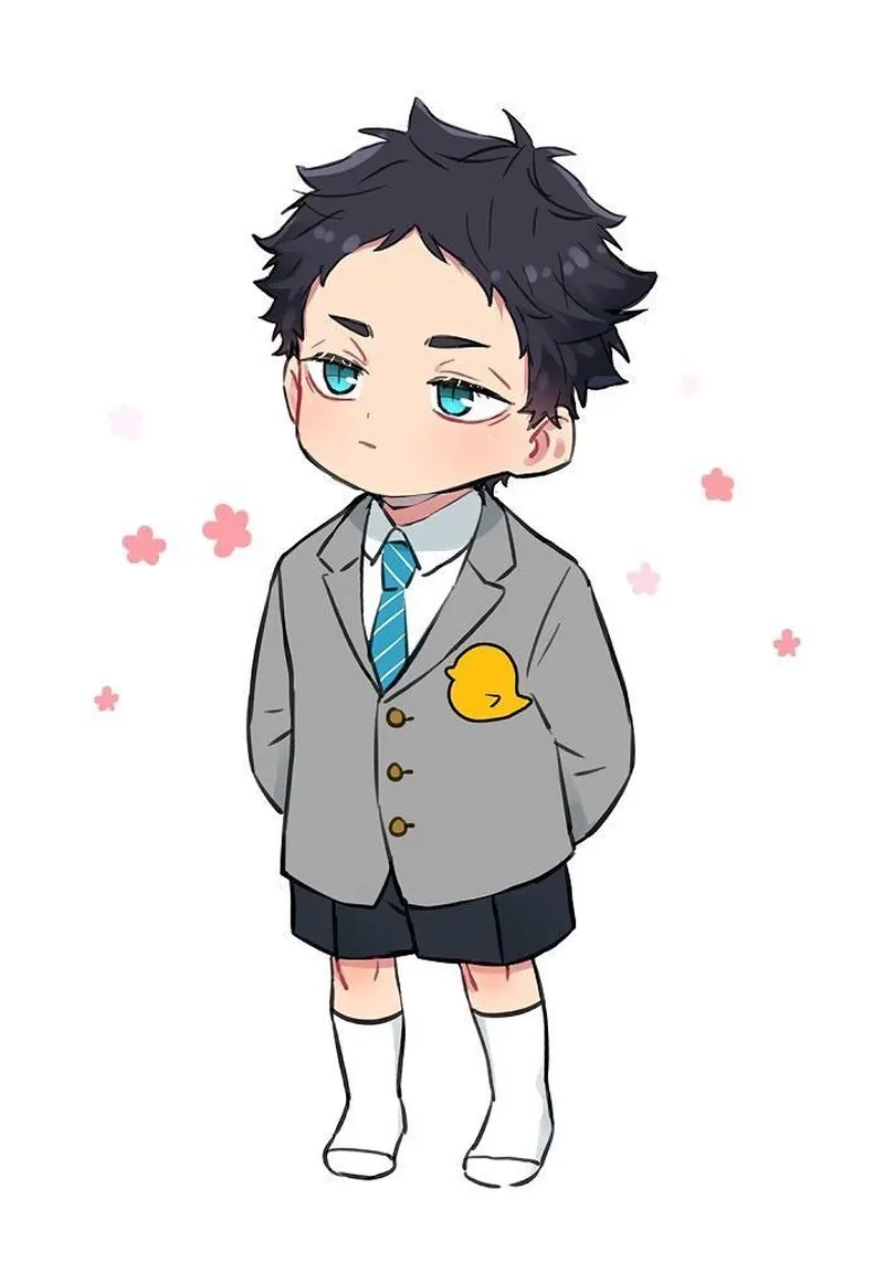 Akaashi chibi dễ thương khiến fan không thể rời mắt