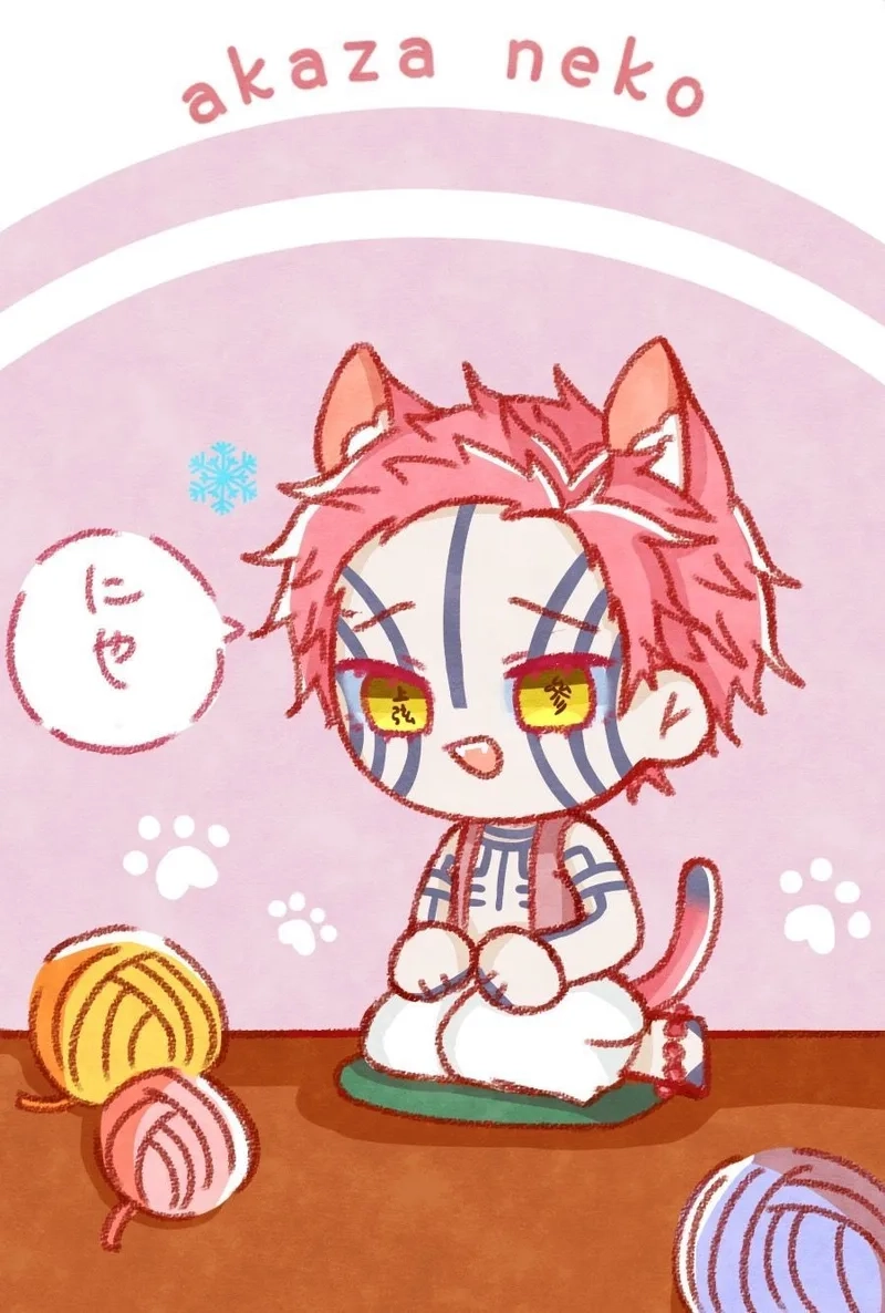 Akaza chibi cute mang đến sự kết hợp hoàn hảo giữa sức mạnh và đáng yêu