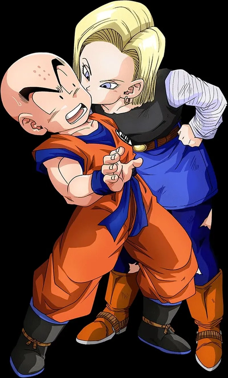 Android 18 and Krillin mang lại một câu chuyện tình yêu đẹp trong Dragon Ball Z