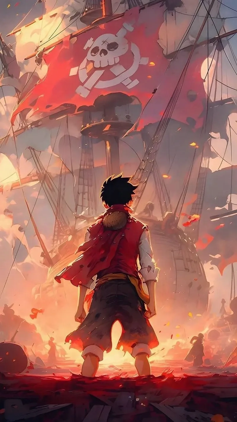 Ảnh anime luffy cute dễ thương vẫn ngầu