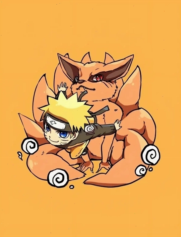 Ảnh anime Naruto chibi với nhiều biểu cảm phong phú