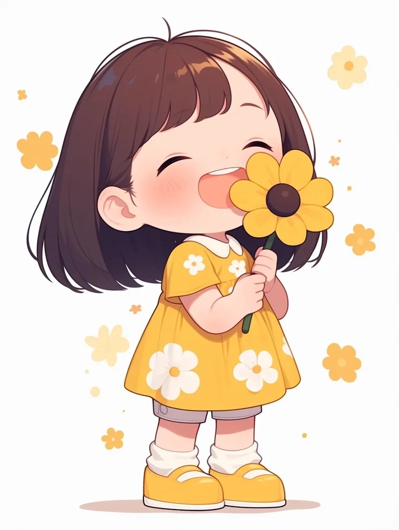 Ảnh cô gái chibi cute cực dễ thương, không thể bỏ qua nếu bạn là fan của chibi