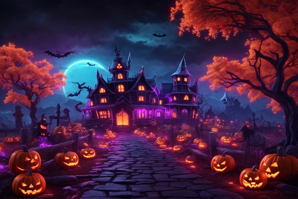 Ảnh Halloween ma mị day bi an va cuon hut