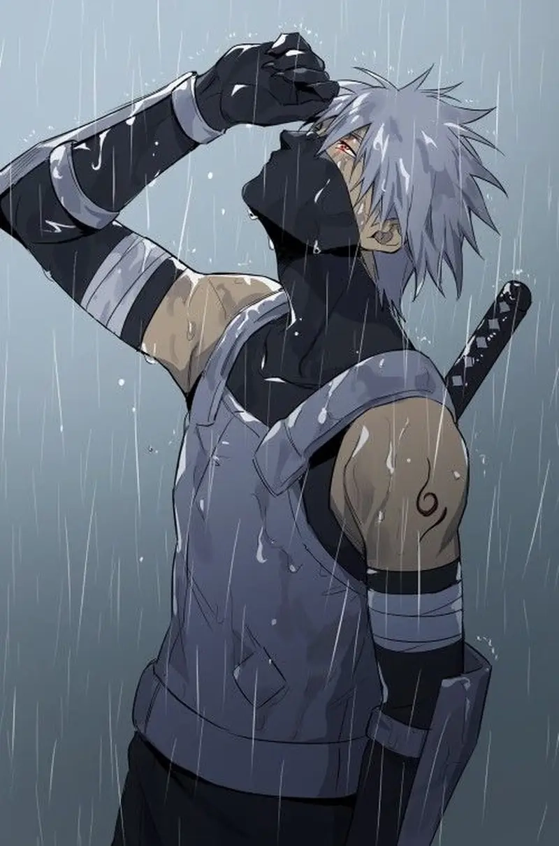 Lướt ngay loạt ảnh anime Kakashi chuẩn thần thái
