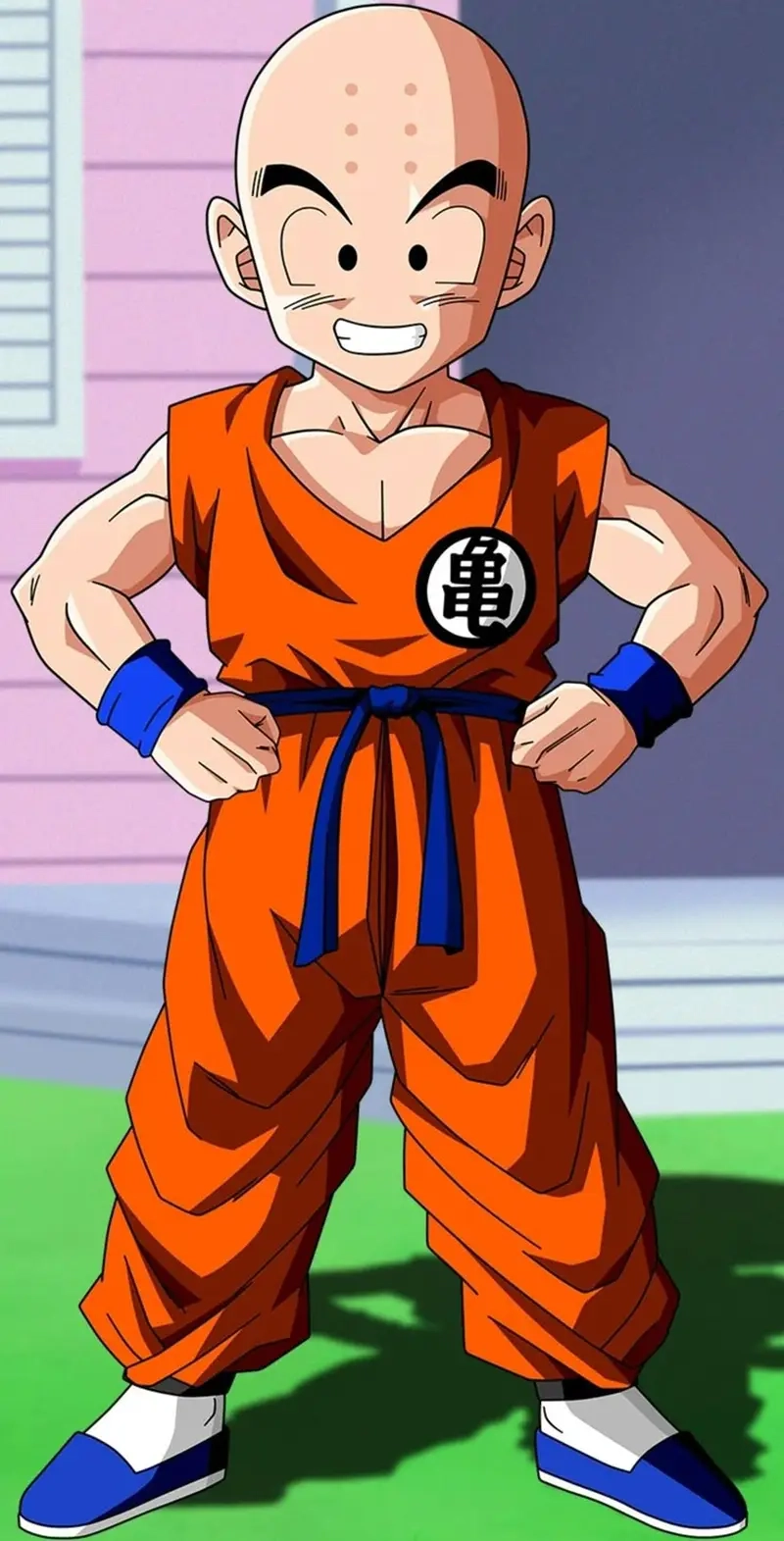 Ảnh Krillin luôn thể hiện sự mạnh mẽ và trung thành trong từng trận chiến