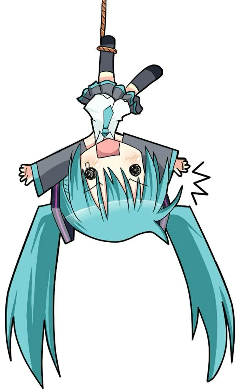 Anime chibi miku với phong cách dễ thương và bắt mắt