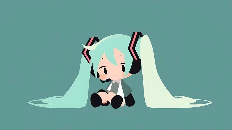 Anime cute chibi miku cho những ai yêu thích phong cách dễ thương
