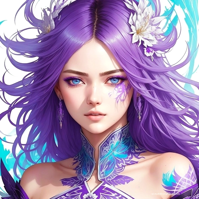 Avatar hoạt hình 3D cô gái với phong cách ấn tượng