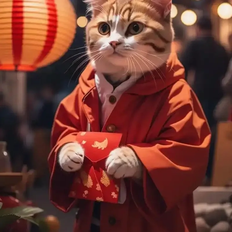 Avatar Tết meme con mèo là biểu tượng dễ thương ngày Tết