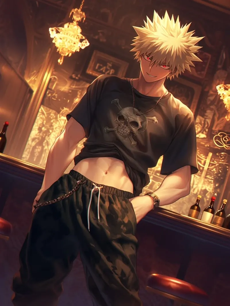 Bakugou Katsuki fanart đầy sáng tạo và ấn tượng
