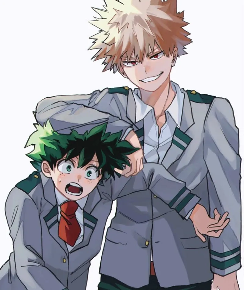 Bakugou Katsuki x Midoriya Izuku là cuộc chiến gay cấn giữa hai nhân vật nổi bật
