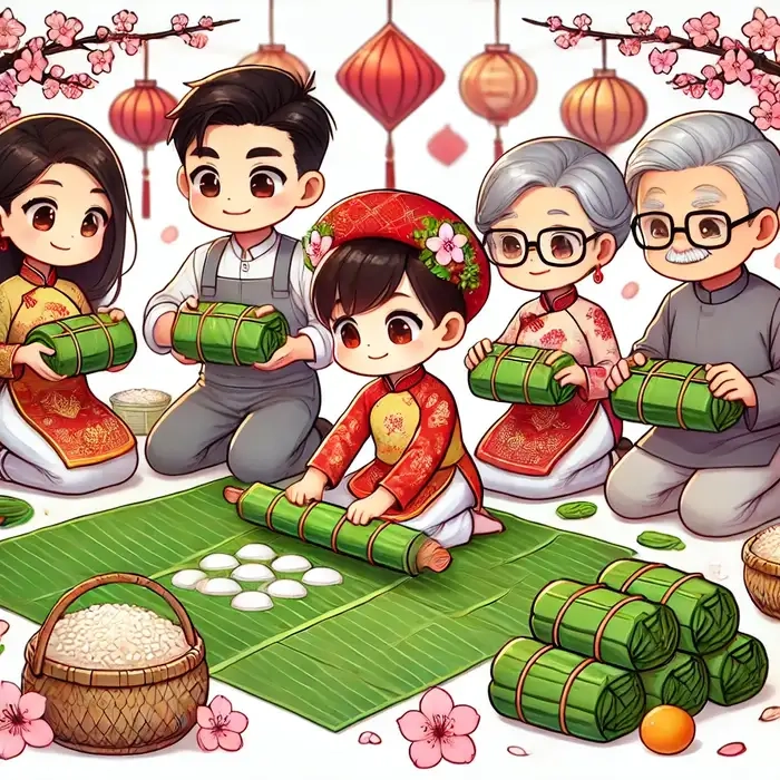 Bạn đã có chibi tết để đăng mạng xã hội chưa