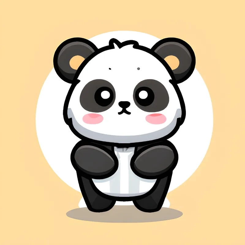 Bạn đã thử vẽ chibi gấu trúc chưa