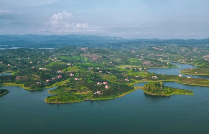 Bản đồ chỉ đường đến hồ cấm sơn ở đâu