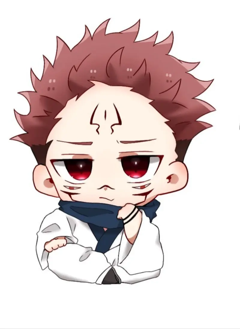 Bắt tay ngay với vẽ sukuna chibi cute cho người mới bắt đầu