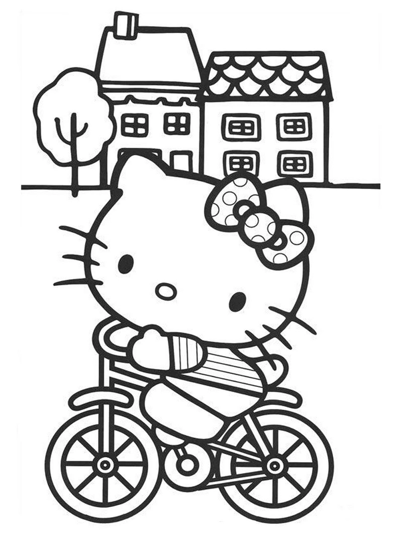 Bé tập vẽ hello kitty dễ dàng và đầy thú vị cho trẻ