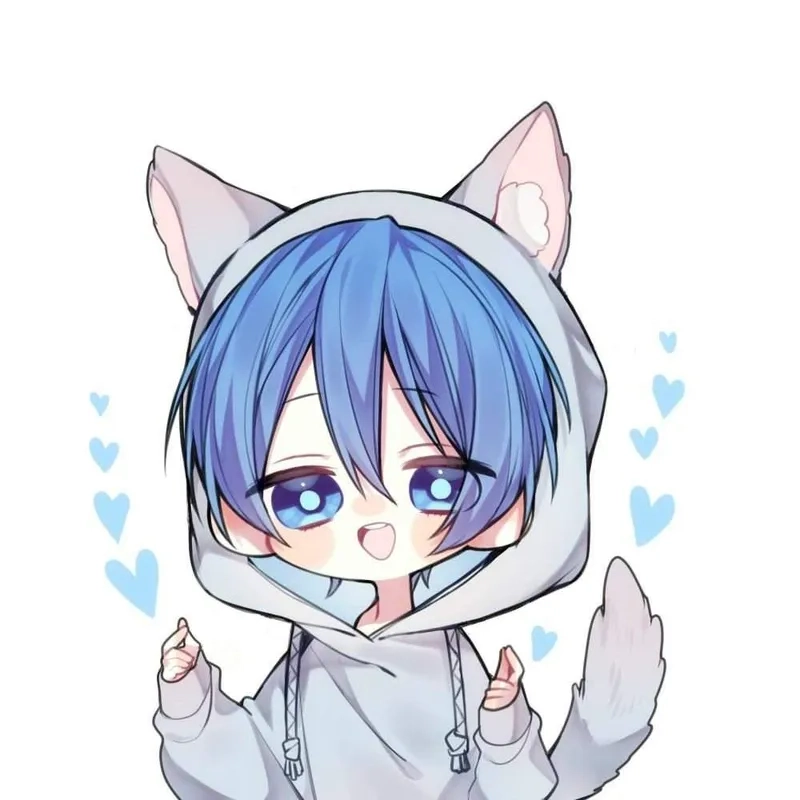 Bộ ảnh anime chibi nam cực cute cho fan Nhật Bản