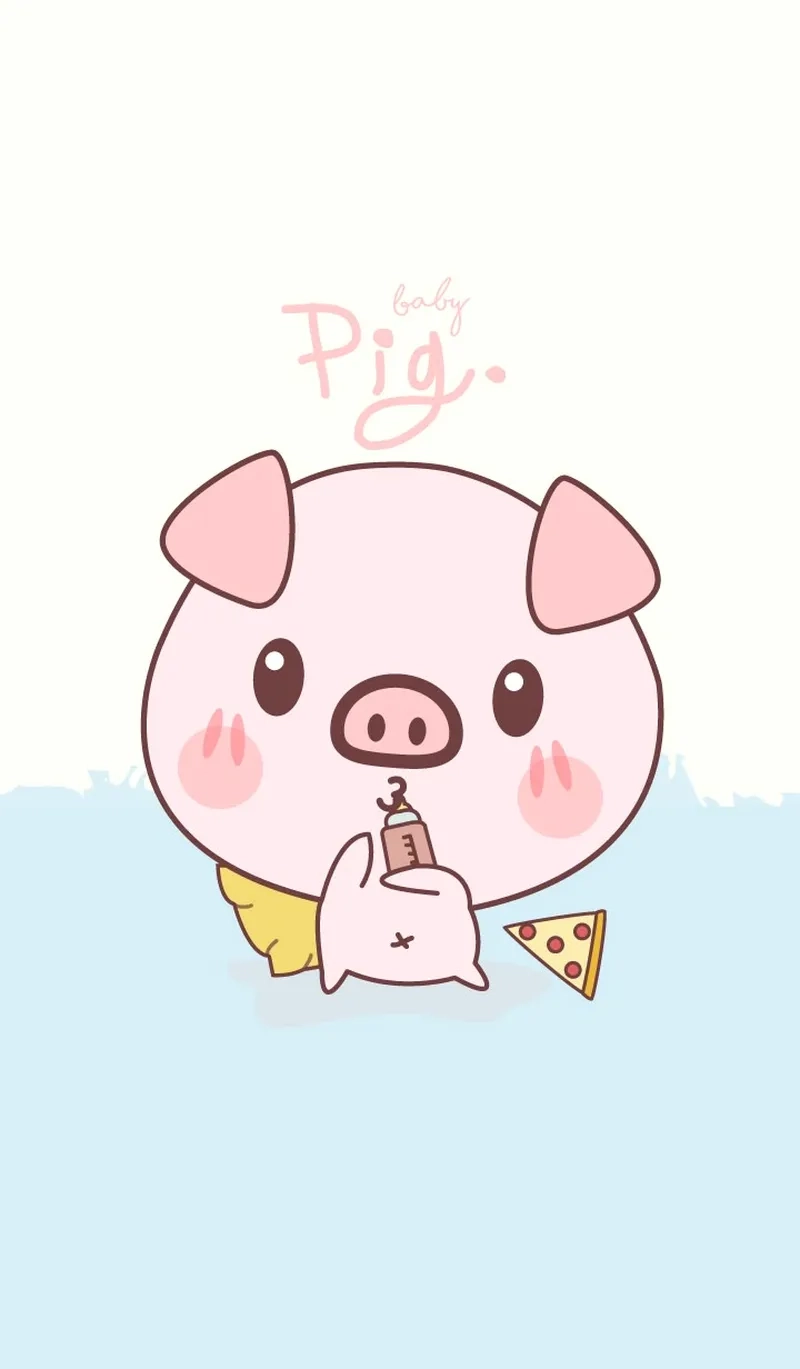 Bộ ảnh chibi con lợn dễ thương cho mọi tín đồ yêu thích