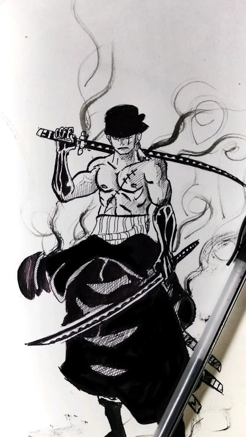 Bộ ảnh hiếm Zoro manga rare cho dân sưu tầm