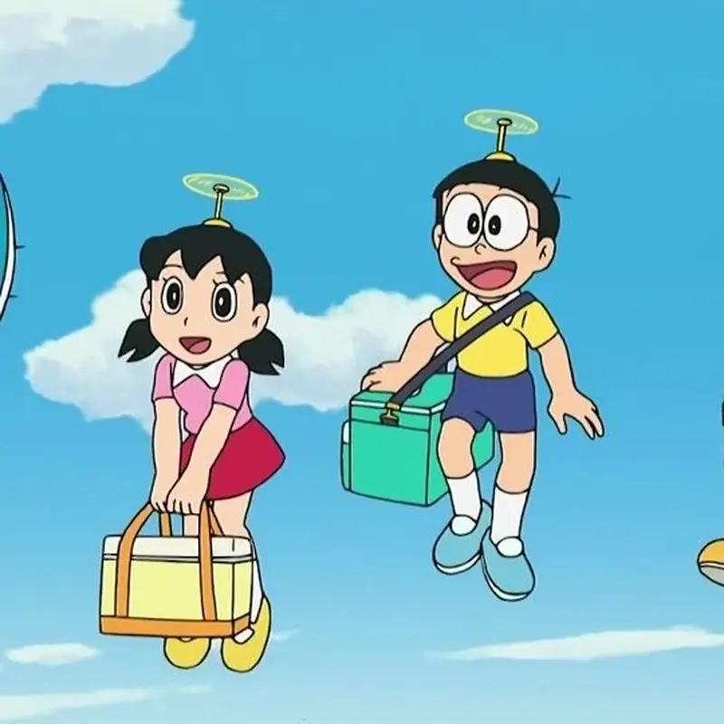 Bộ ảnh Nobita và Shizuka cute làm fan đắm chìm