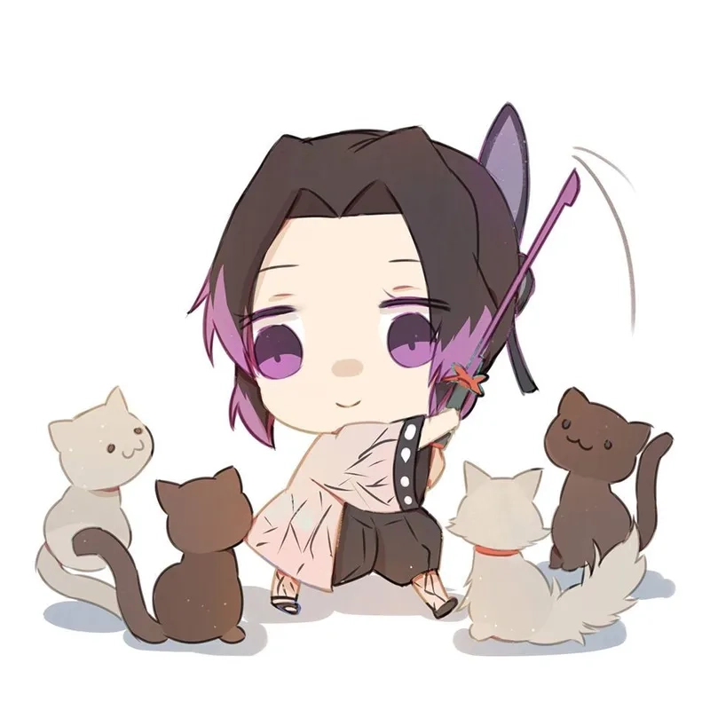 Bộ anime chibi cute shinobu chibi cho fan anime