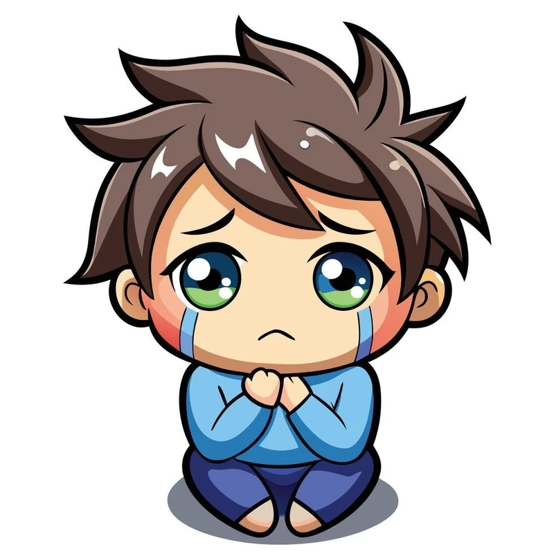 Bộ chibi khóc hình vẽ đẹp lung linh cho bạn tham khảo