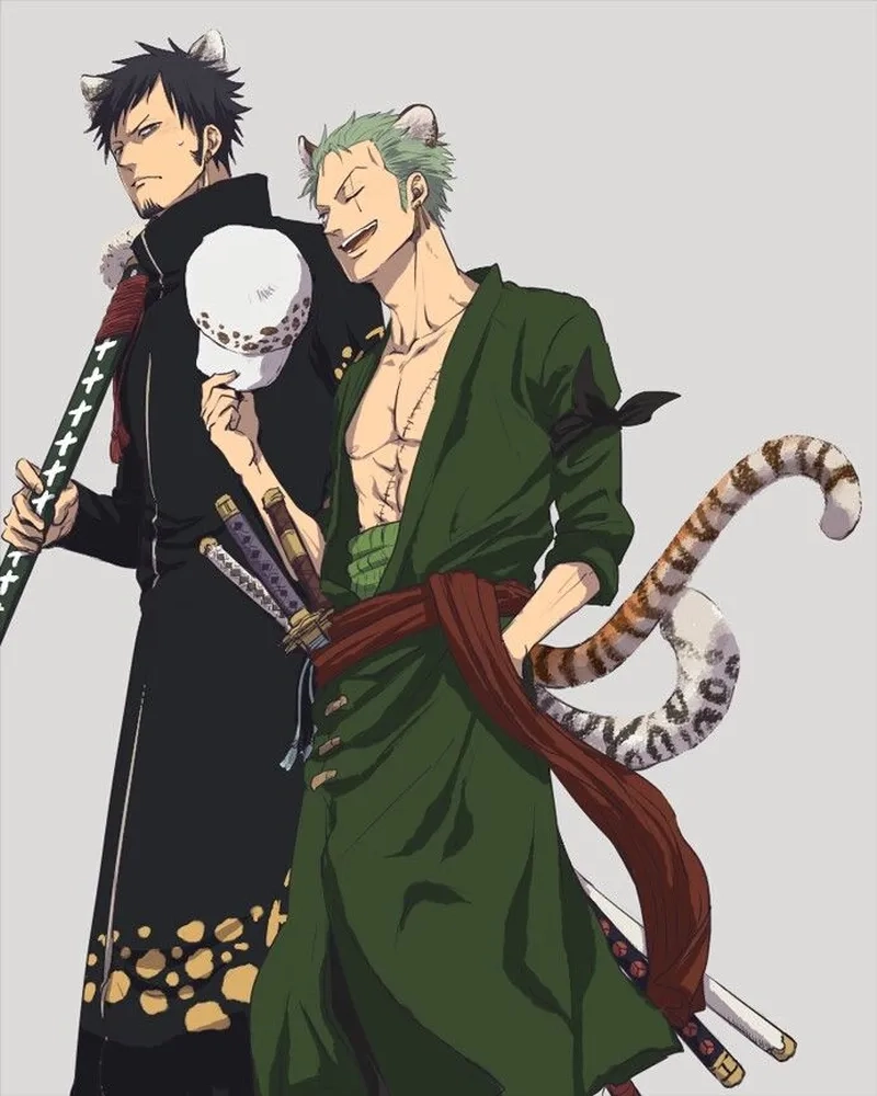 Bộ đôi chiến binh Zoro x Law phối hợp hoàn hảo