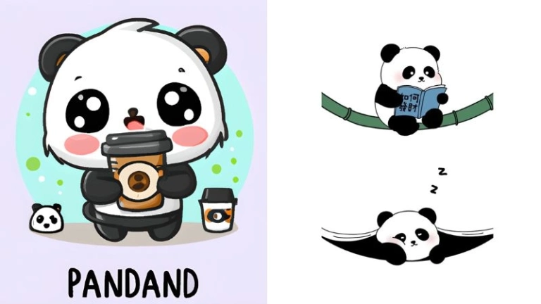 Bộ sưu tập ảnh chibi panda cute mà bạn không thể bỏ qua