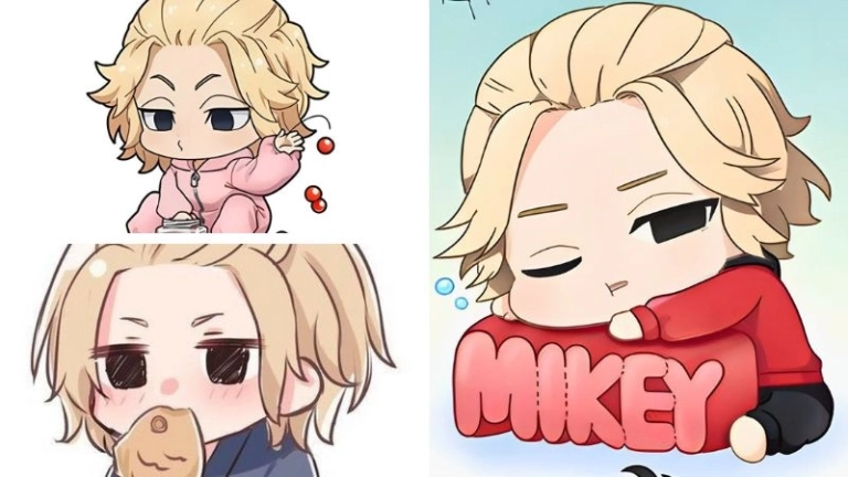 Bộ sưu tập ảnh Mikey chibi siêu cute cho fan Tokyo Revengers