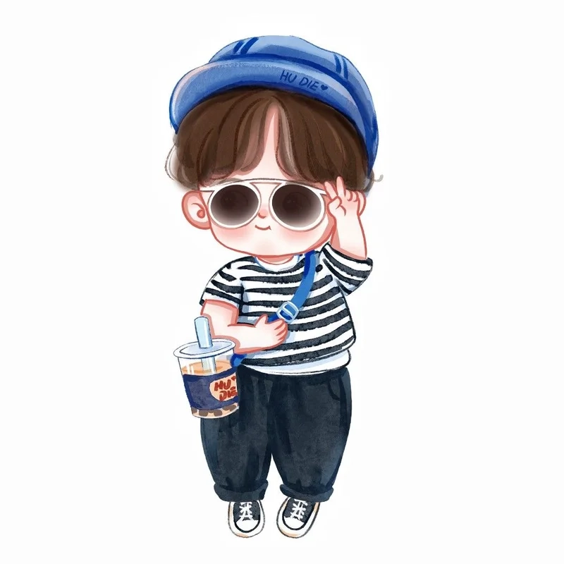 Bộ sưu tập chibi bé trai vector cực kỳ độc đáo