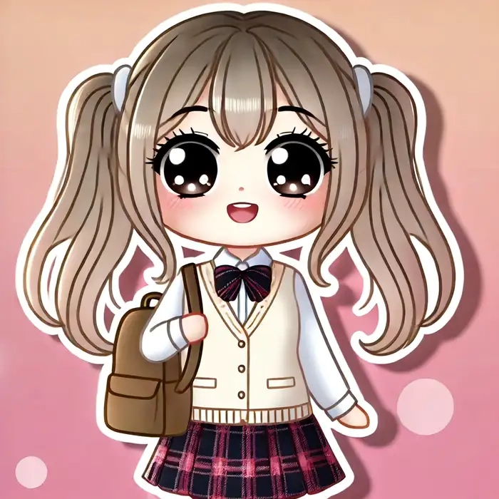 Bộ sưu tập chibi học sinh việt nam siêu đáng yêu