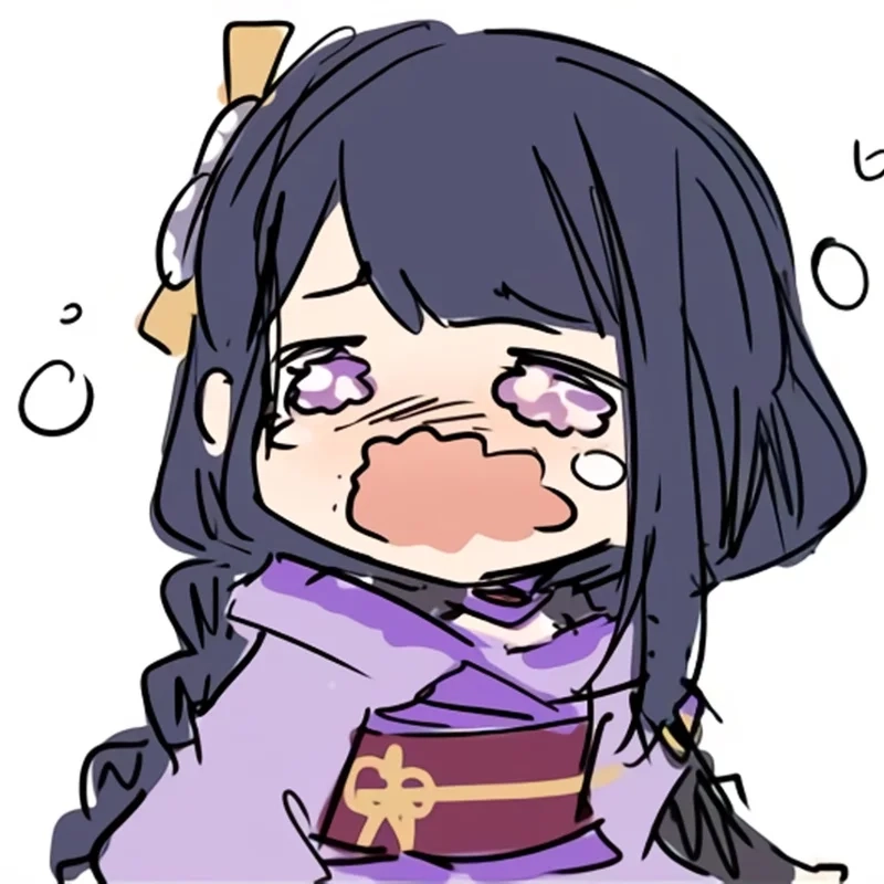 Bộ sưu tập crying chibi raiden shogun khiến ai cũng yêu