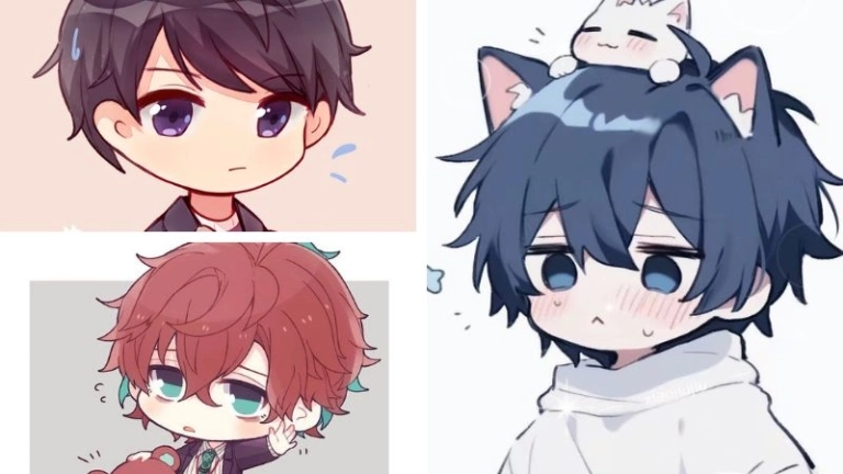 Bộ sưu tập hình cute chibi nam siêu dễ thương cực hot
