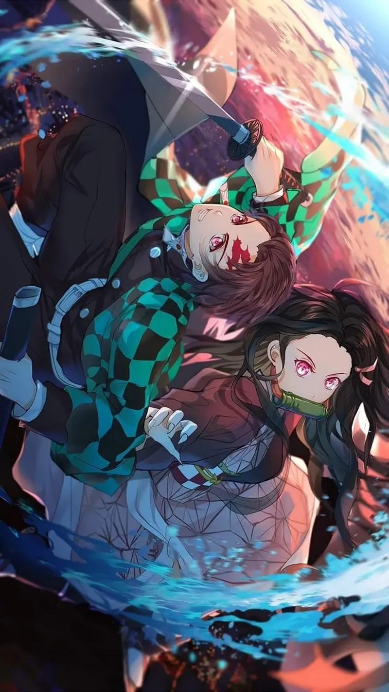 Bộ sưu tập Kimetsu Yaiba Tanjiro Nezuko đẹp từng khoảnh khắc