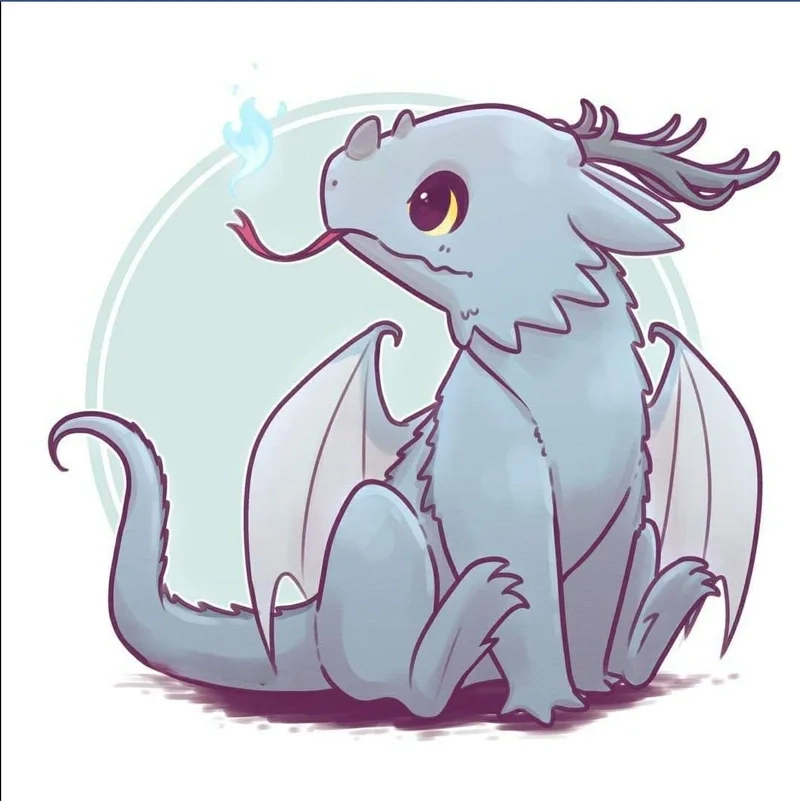 Bộ sưu tập rồng chibi dễ thương ai nhìn cũng mê