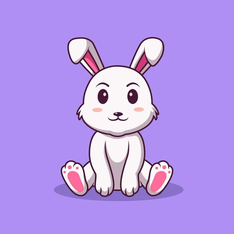 Bộ sưu tập sticker sticker chibi vẽ con thỏ cute cực đáng yêu cho fan