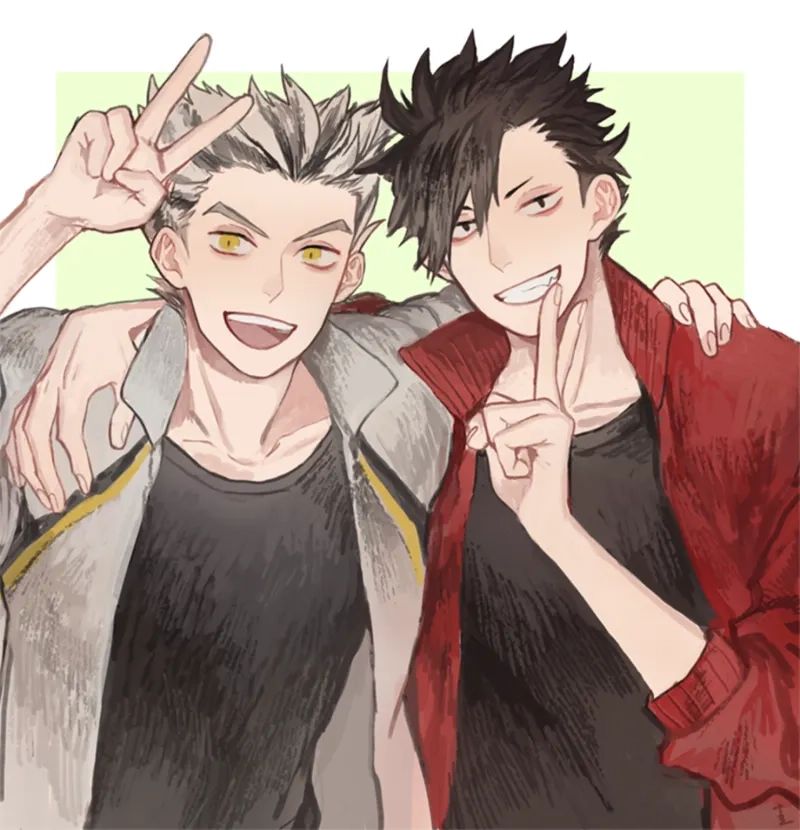 Bokuto x Kuroo là sự kết hợp tuyệt vời trong mỗi trận đấu