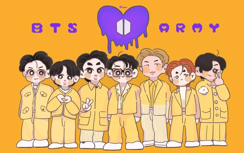 Bts chibi cute mang đến phong cách dễ thương không thể cưỡng lại