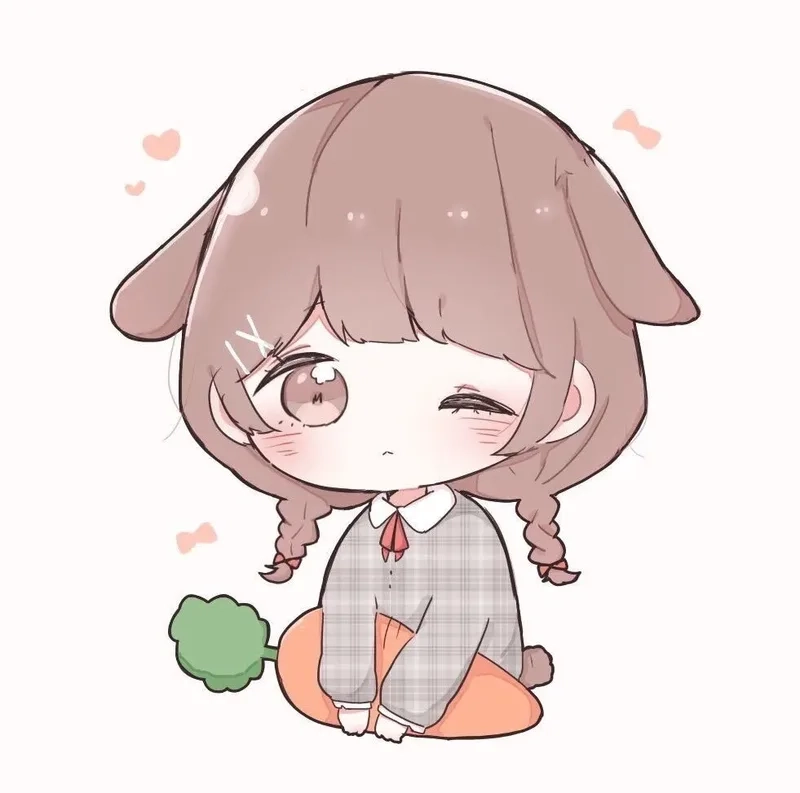 Bùng nổ visual với hình ảnh đẹp avatar cute anime chibi cực kỳ đáng yêu