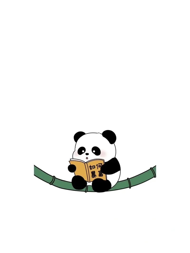 Bùng nổ visual với panda cute chibi siêu cưng