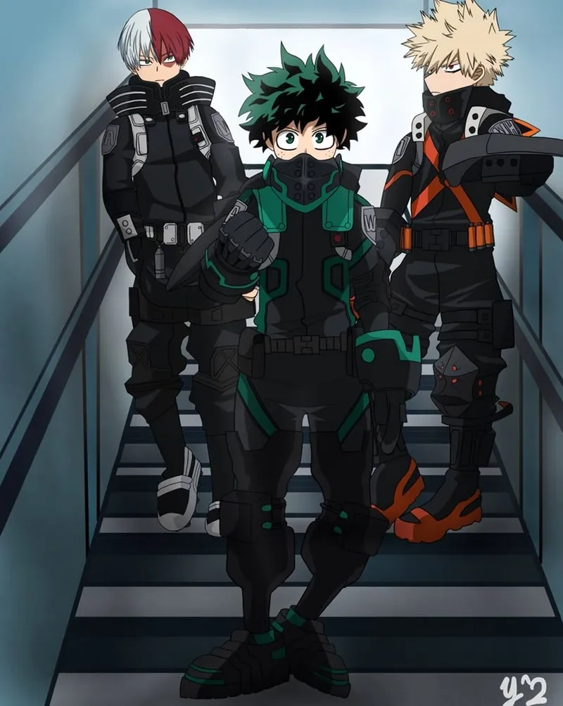 Các fan sẽ không thể bỏ qua Bakugou x Deku x Shoto trong mọi trận đấu