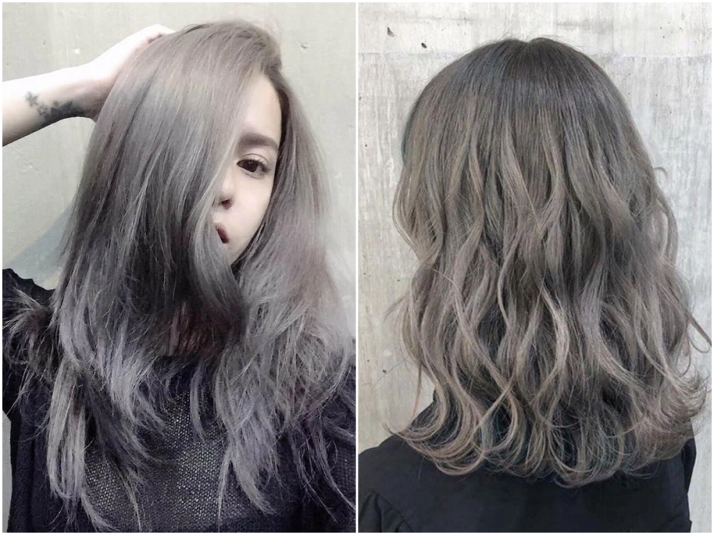 Cách nhuộm tóc xám khói đơn giản ngầu