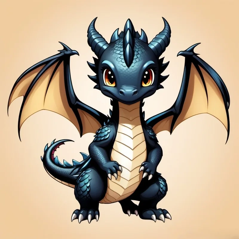 Cách vẽ rồng chibi cute đơn giản cho bé