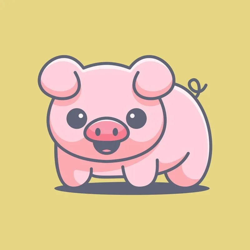 Cảm giác ngập tràn với chibi heo cực đáng yêu