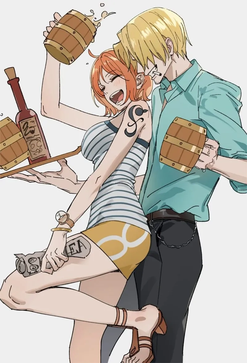 Cảnh Sanji Nami đứng cạnh nhau luôn khiến fan hồi hộp